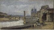 Stanislas lepine, The Pont de la Tournelle, Paris